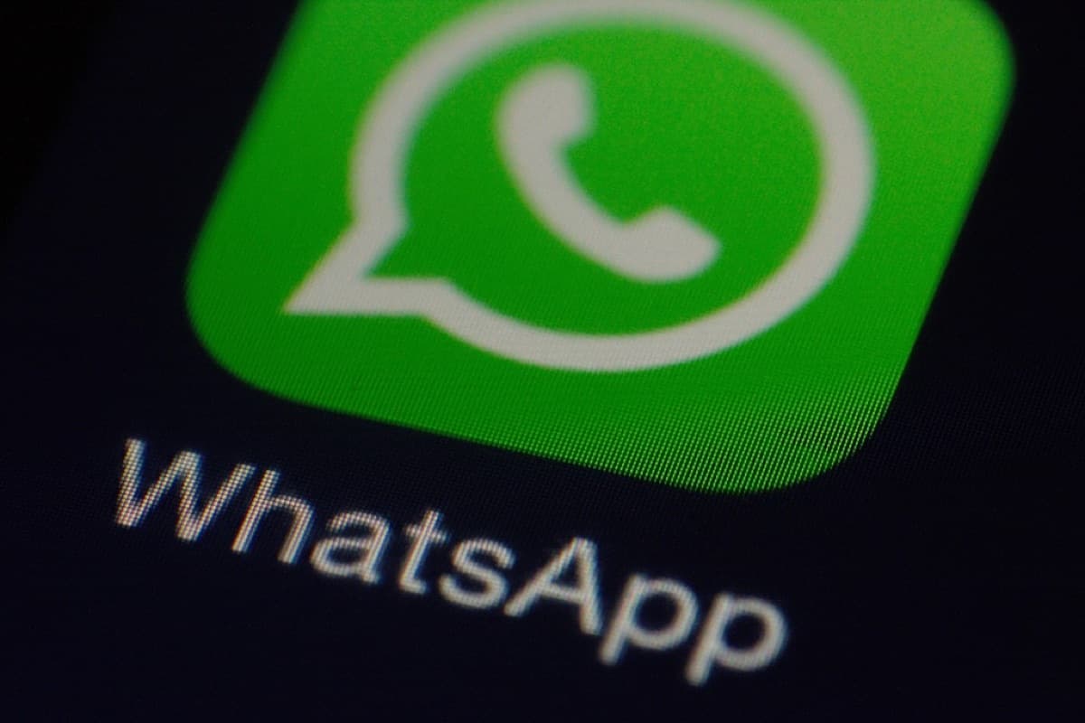 WhatsApp app screen
